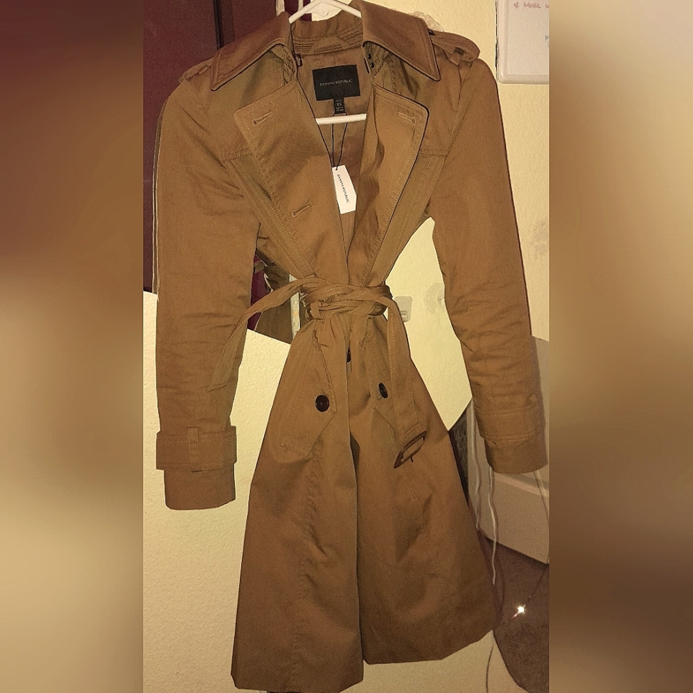 Banana republic trench coat XS